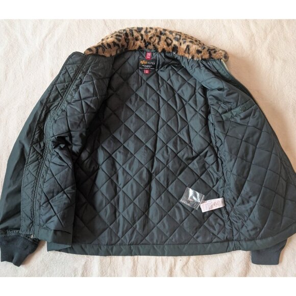 Alpha Industries B15 Faux Fur  Removable Collar Parka Men’s Sz M Bomber Coat - Picture 5 of 8